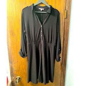 Black NY Collection Dress with collar